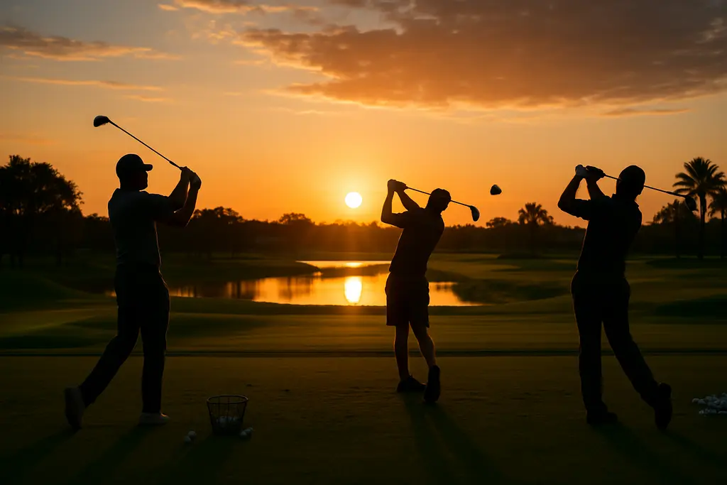 Sunset Course improvements with rebuilt bunkers and a reshaped green at a Florida golf club